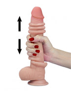 LoveToy - Sliding Skin Dildo 9" / 23 cm (Ø 3.5 CM) - Nude