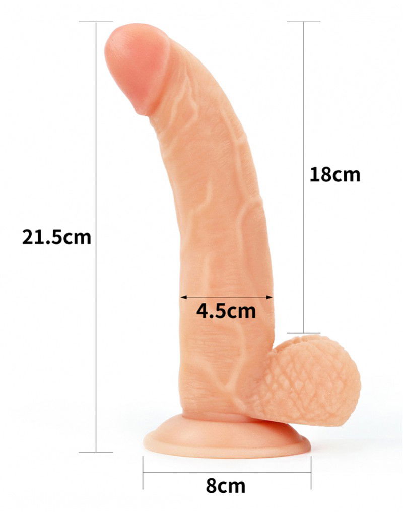 LoveToy Easy Strap-On Set with 21,5 cm Dildo