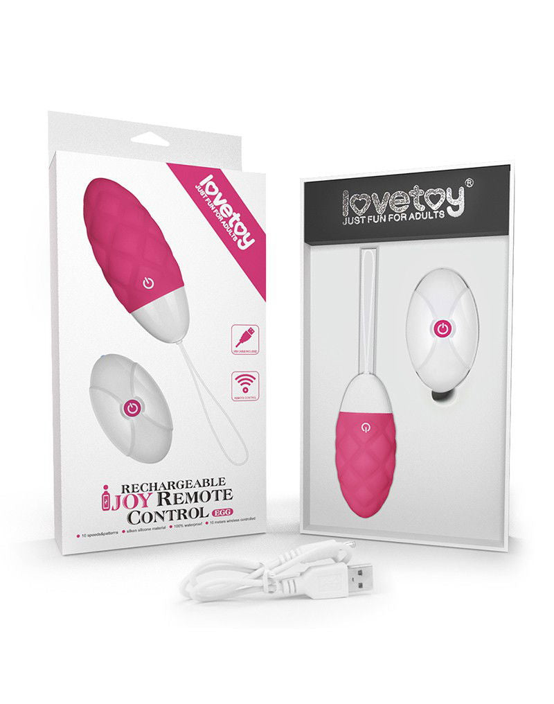 LoveToy - iJoy 1 - Vibrerend Ei met afstandbediening - Roze