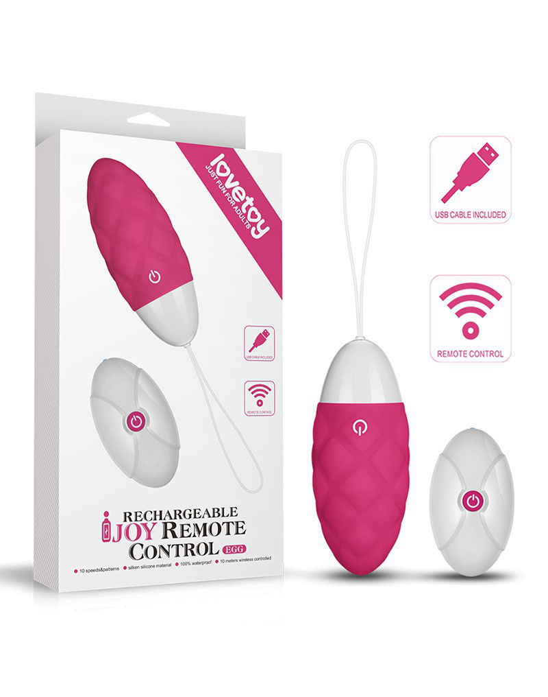LoveToy - iJoy 1 - Vibrerend Ei met afstandbediening - Roze