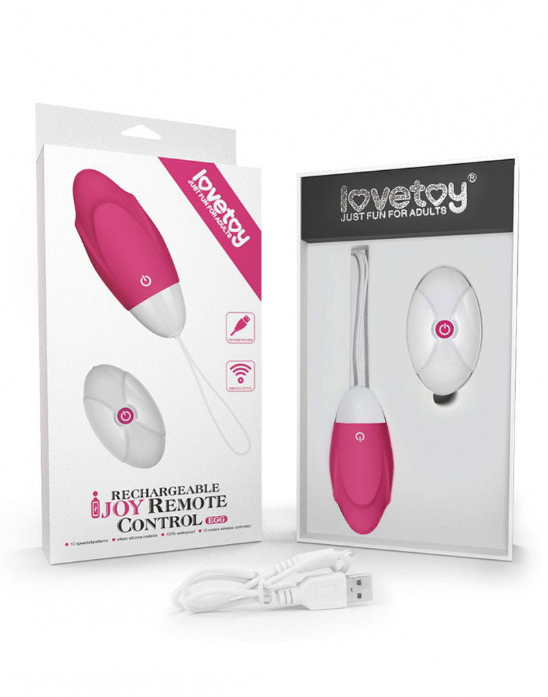 LoveToy - iJoy 2 - Vibrerend Ei met afstandbediening - Roze