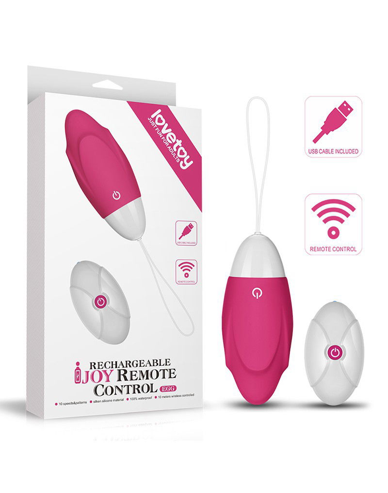 LoveToy - iJoy 2 - Vibrerend Ei met afstandbediening - Roze