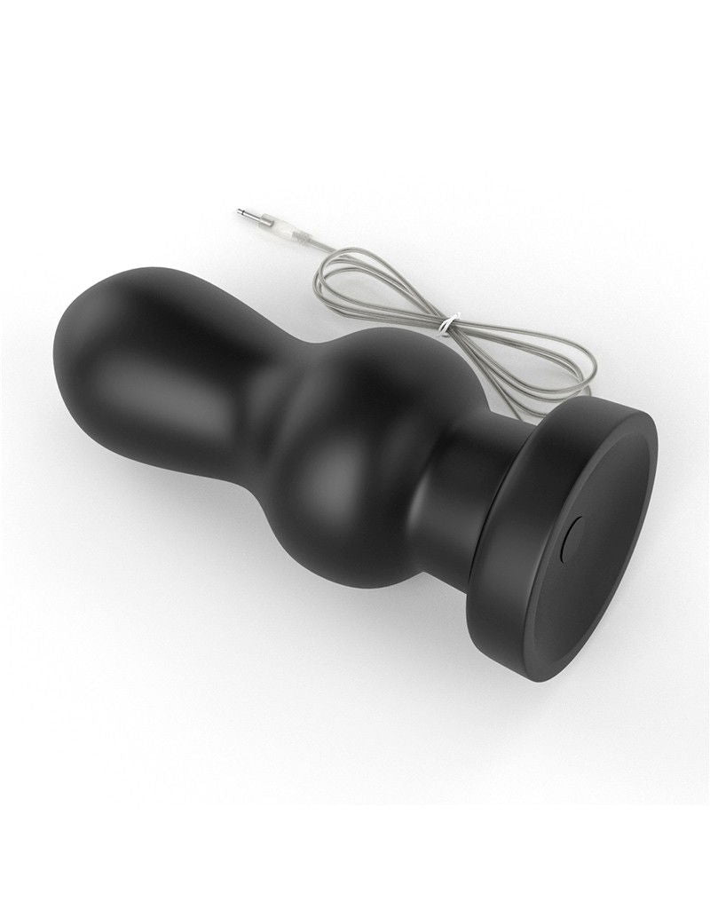 LoveToy - King Size Vibrating Anal Rammer 18 cm - Zwart