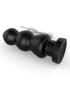 LoveToy - King Size Vibrating Anal Rigger 20 cm - Zwart