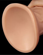 LoveToy - Realistic Curved Dildo 24 cm - Nude
