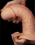 LoveToy - Realistic Curved Dildo 24 cm - Nude