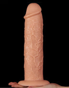 LoveToy - Realistic Long Dildo 28 cm - Nude