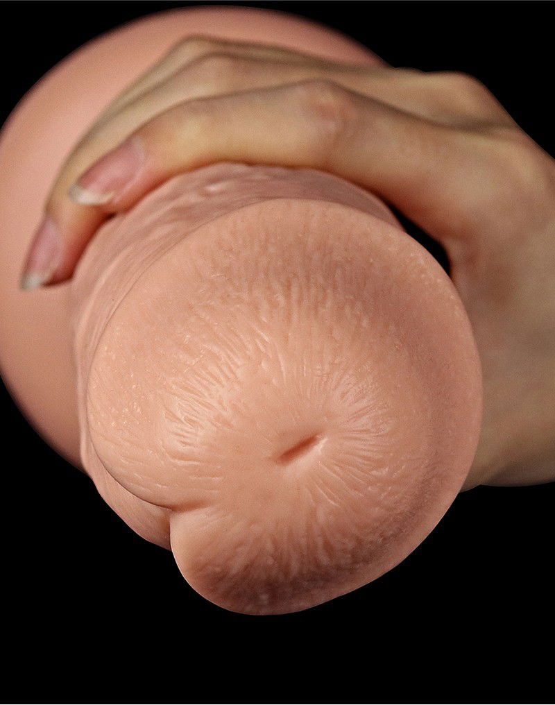 LoveToy - Realistic Long Dildo 28 cm - Nude