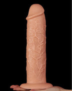 LoveToy - Realistic Long Vibrerende Dildo 28 cm - Nude