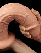 LoveToy - Realistic Long Vibrerende Dildo 28 cm - Nude