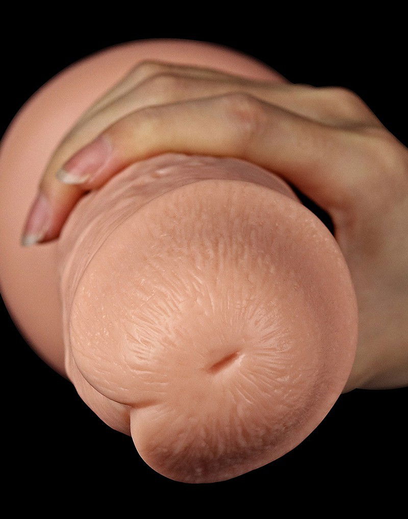 LoveToy - Realistic Long Vibrerende Dildo 28 cm - Nude