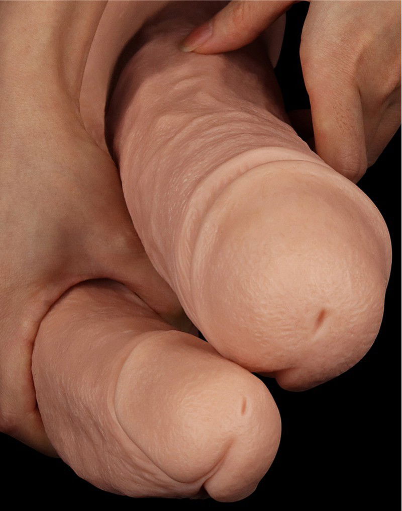 LoveToy - Realistic Mega Double Dildo 30 cm - Nude