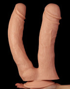 LoveToy - Realistic Mega Double Dildo 30 cm - Nude