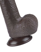 LoveToy - Sliding Skin Dildo 22.8 cm - Zwart