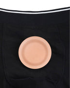 LoveToy - Unisex Strap-On Shorts Size L - Zwart