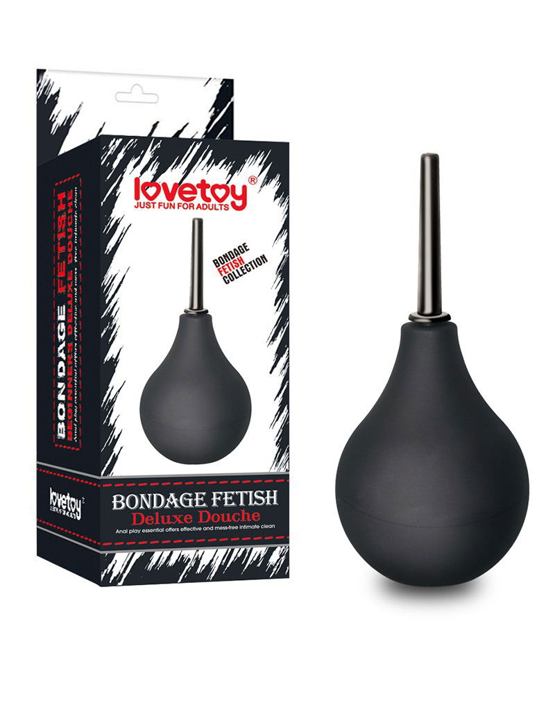 LoveToy - Bondage Fetish Deluxe Douche - Zwart