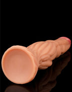 LoveToy - Dildo met Aderen 24 cm - Nude