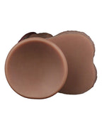 LoveToy - Dubbellaagse siliconen dildo XXL 33 cm (Ø5,5 cm) - Bruin