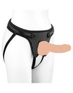 LoveToy - Easy Strap-on Harnas (zonder dildo) - Zwart & Wit