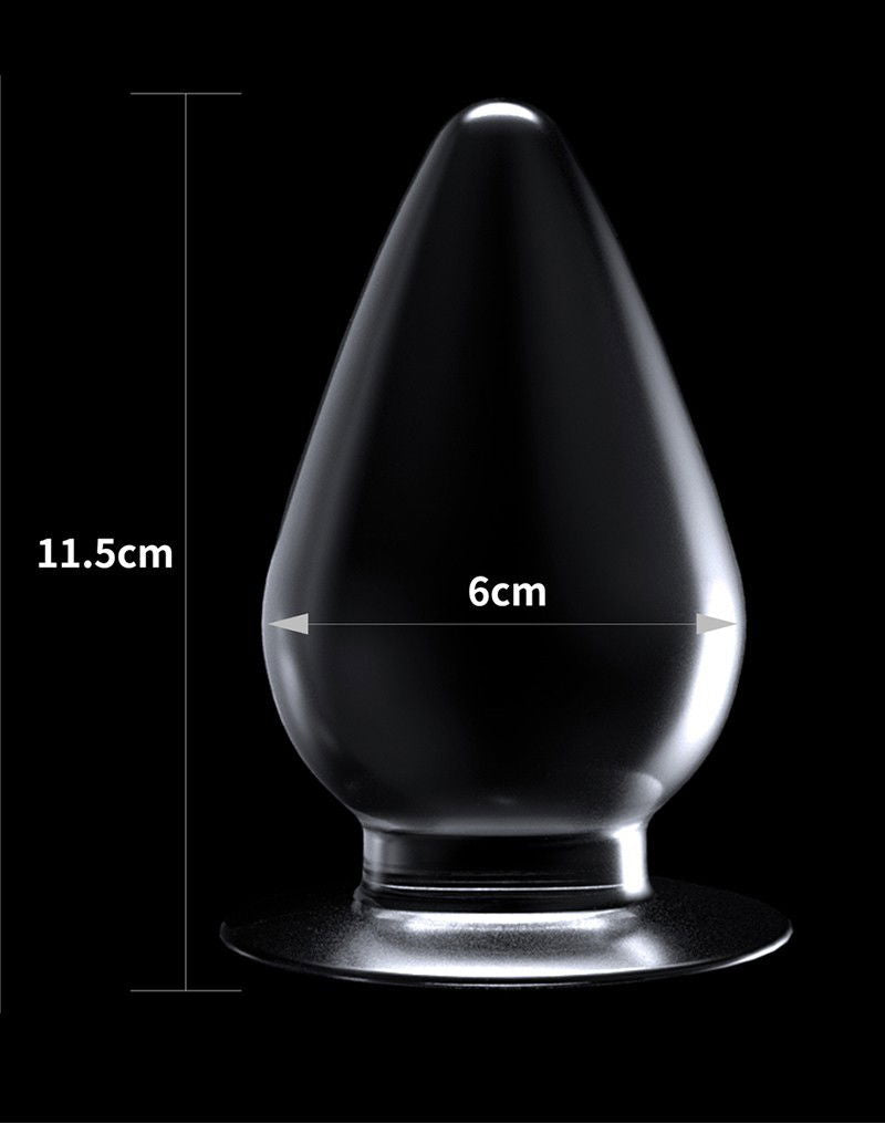 LoveToy - Flawless Clear Anal Plug 11.5 cm