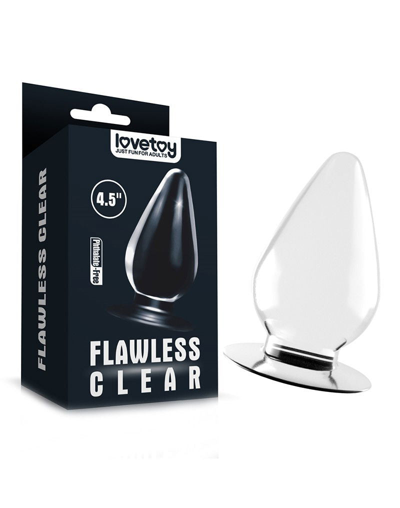 LoveToy - Flawless Clear Anal Plug 11.5 cm