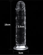 LoveToy - Flawless Clear Dildo 18 cm
