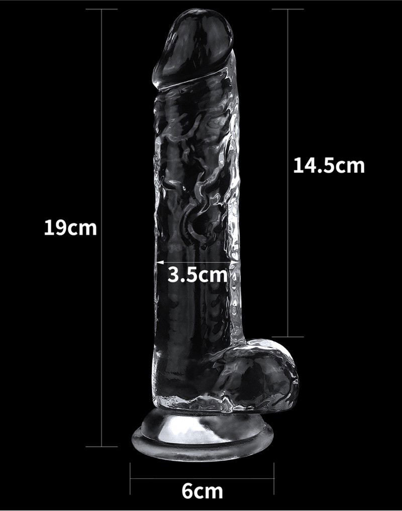 LoveToy - Flawless Clear Dildo 19 cm