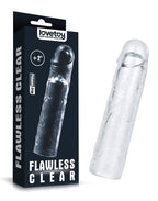 LoveToy - Flawless Clear Penis Sleeve + 5 cm