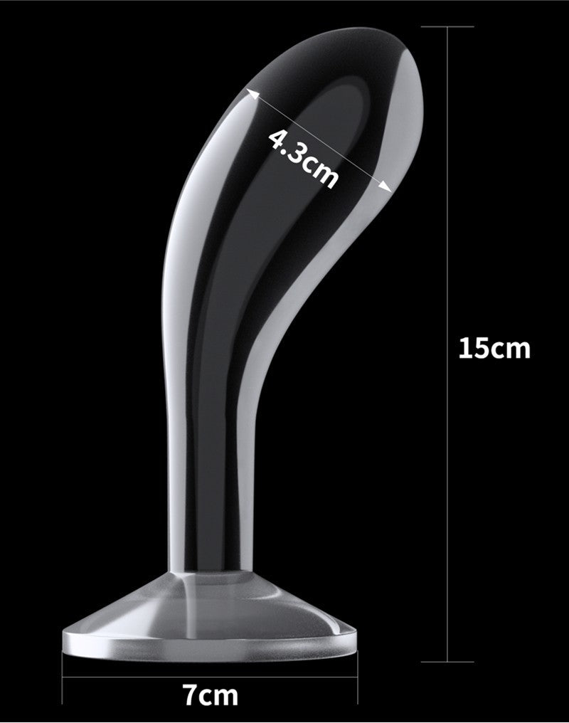 LoveToy - Flawless Clear - Prostaat Plug 15 cm