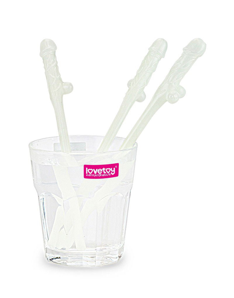 LoveToy - Glow in The Dark Rietjes - Set van 9