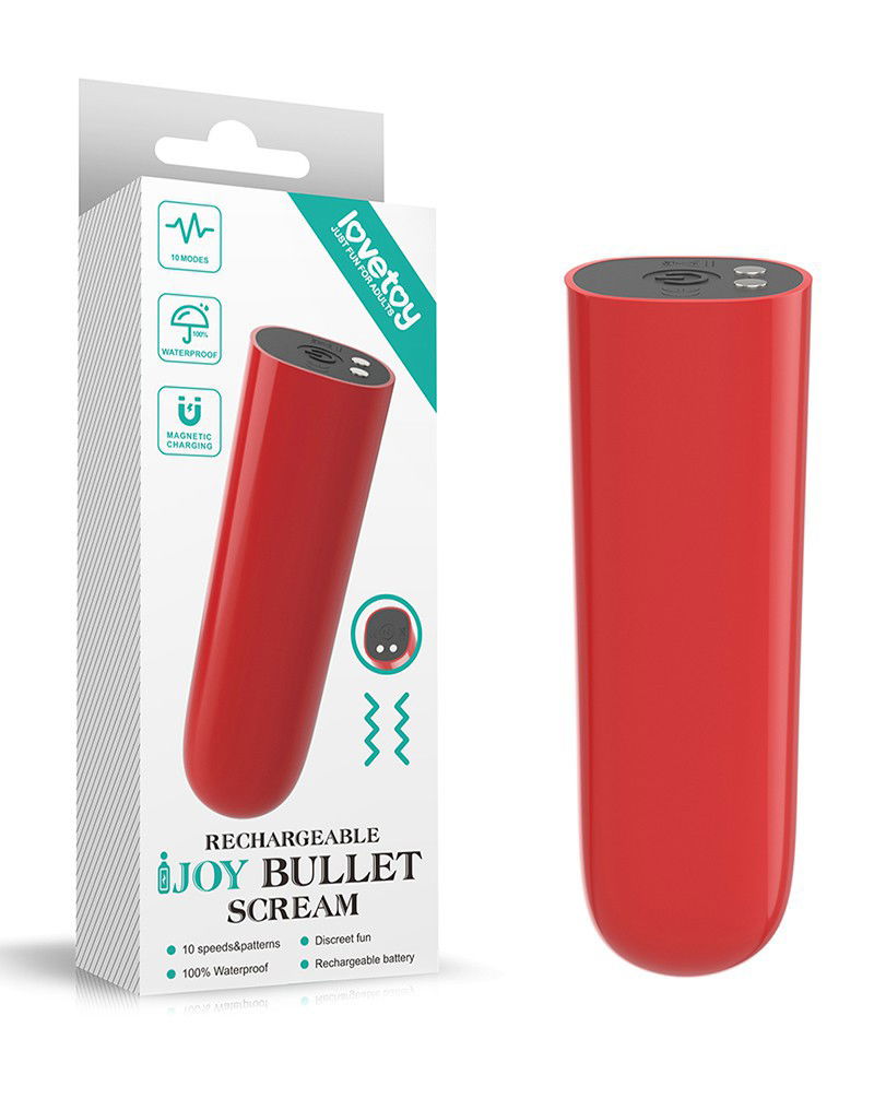 LoveToy - iJoy Scream - Bullet Vibrator - Rood