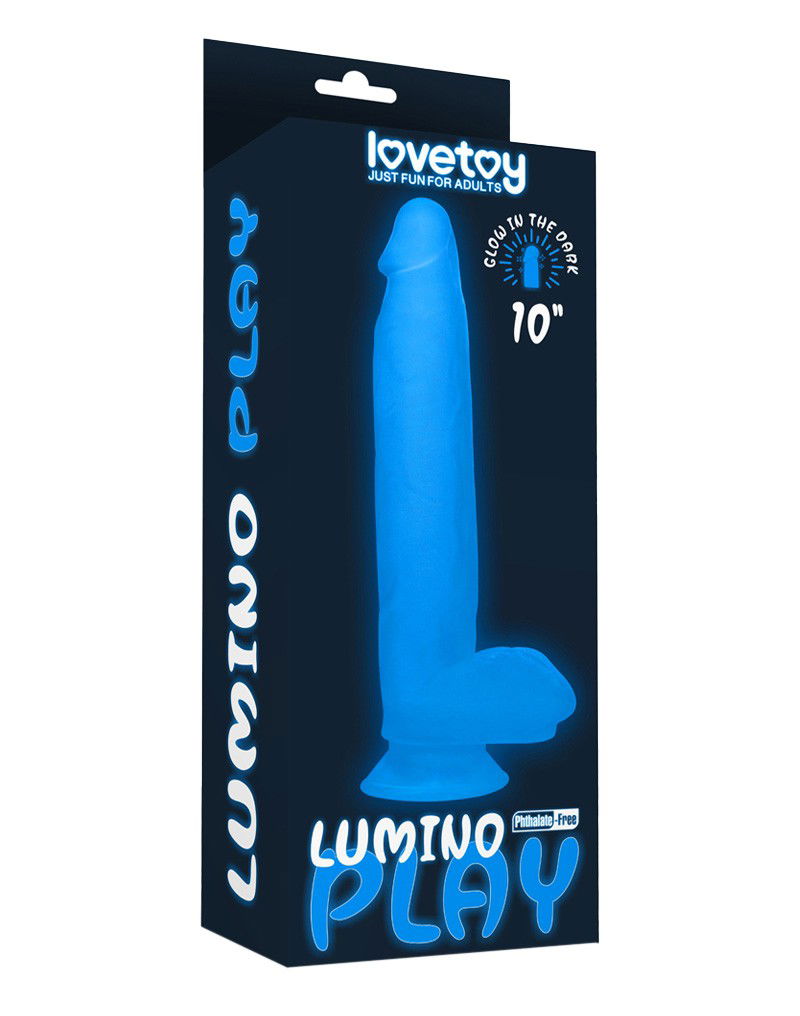 LoveToy - Lumino Play Dildo 26 cm - Glow in the Dark