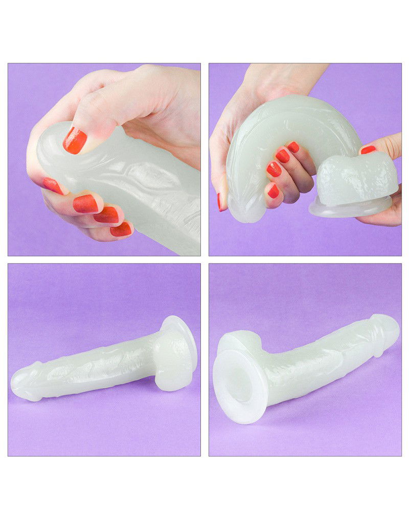 LoveToy - Lumino Play Dildo 19 cm - Glow in the Dark