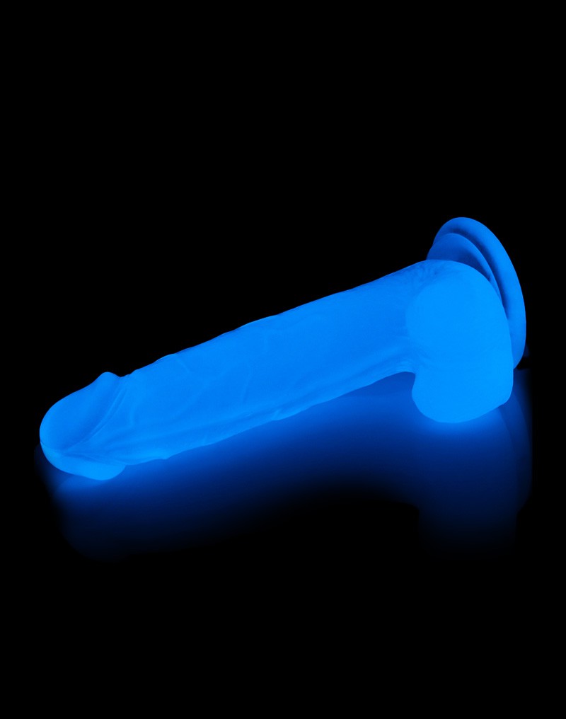 LoveToy - Lumino Play Dildo 19 cm - Glow in the Dark