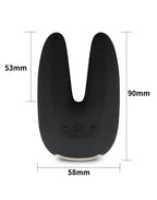 LoveToy - O-Sensual Rapture Twin - Clitoris of Tepel Vibrator - Zwart