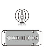 LoveToy - Pleasure Brew Blonde Ale Vagina Masturbator - Nude & Geel