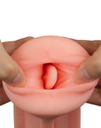 LoveToy - Pleasure Brew Cream Ale Mouth Masturbator - Groen & Nude