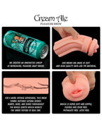 LoveToy - Pleasure Brew Cream Ale Mouth Masturbator - Groen & Nude