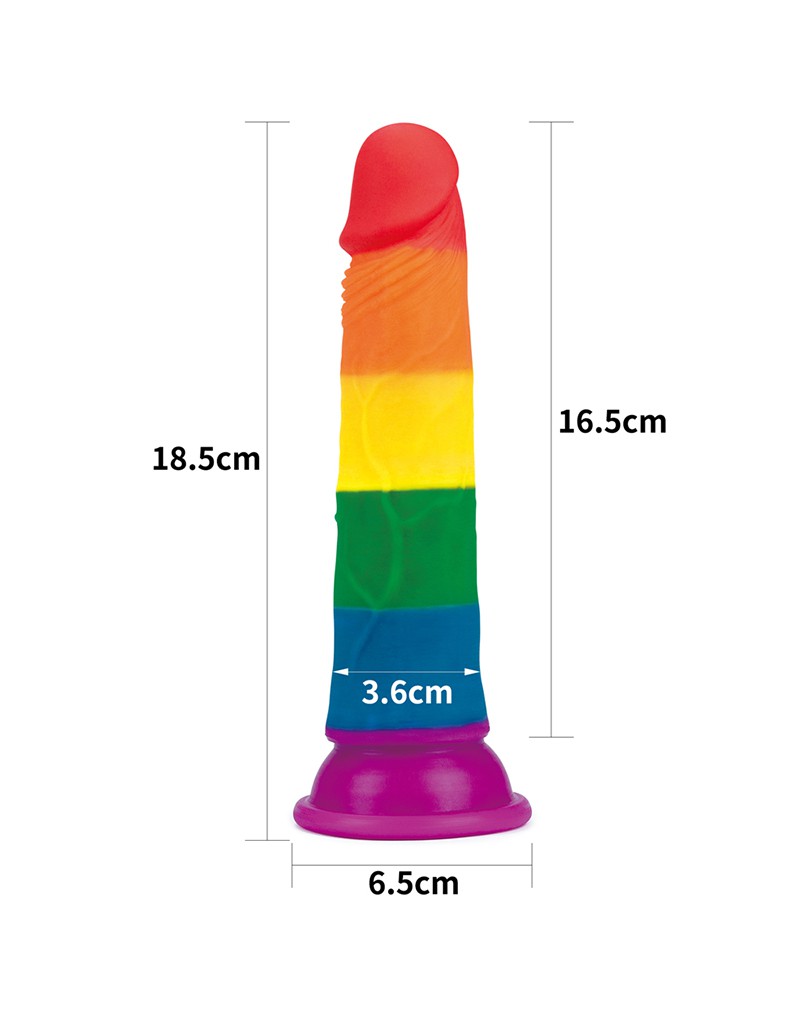 LoveToy - Prider Dildo 18.5 cm