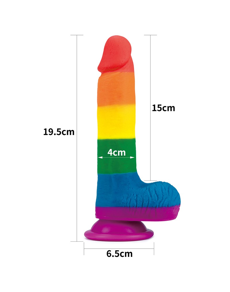LoveToy - Prider Dildo 19.5 cm