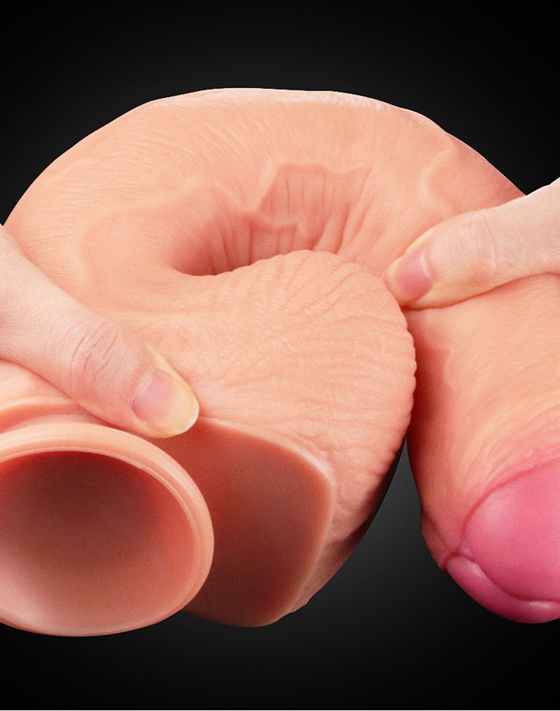 LoveToy - Realistic Dildo 28 cm - Nude