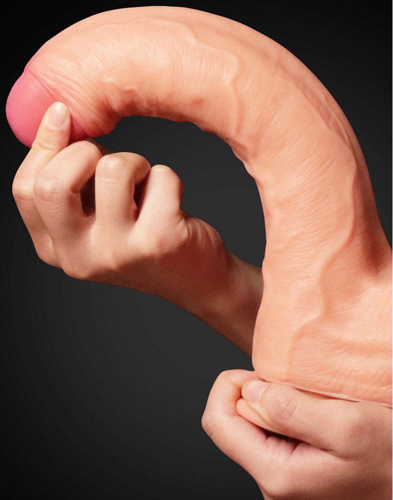 LoveToy - Realistic Dildo 28 cm - Nude