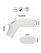 LoveToy - Ridge Knights Ring - Vibrerende Penis Sleeve - Wit