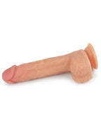 LoveToy - Roterende & Verwarmde Realistische Dildo 21 cm - Nude