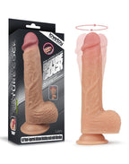 LoveToy - Roterende & Verwarmde Realistische Dildo 21 cm - Nude