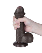 LoveToy - Aftrekbare dildo 18,3 cm (Ø 3,5 cm) - Zwart