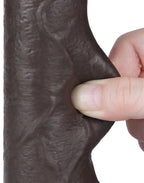 LoveToy - Aftrekbare dildo 18,3 cm (Ø 3,5 cm) - Zwart