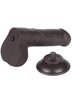 LoveToy - Aftrekbare dildo 18,3 cm (Ø 3,5 cm) - Zwart