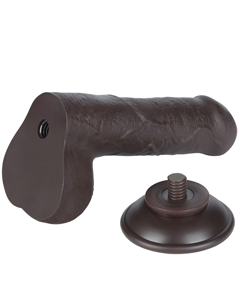 LoveToy - Aftrekbare dildo 18,3 cm (Ø 3,5 cm) - Zwart