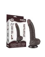 LoveToy - Aftrekbare dildo 19,5 cm (Ø 3,5 cm) - Zwart